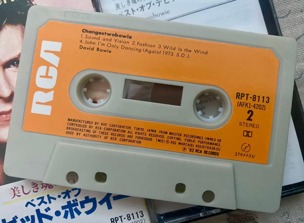 David Bowie – ChangesTwoBowie (1982 Japan First Press Cassette Tape)