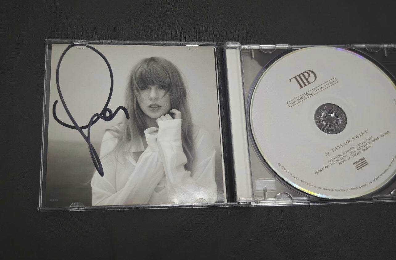 Taylor Swift TTPD Signed CD