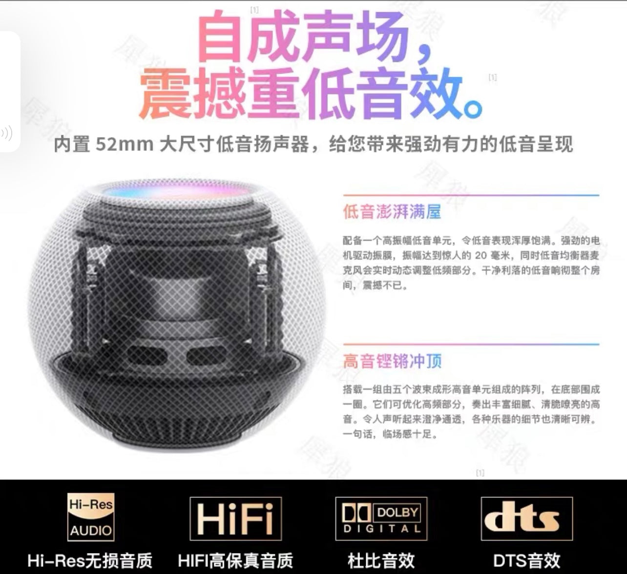 HomePod Mini Wireless Speaker (2024 Edition) HomePod Mini無線音箱（2024版本）