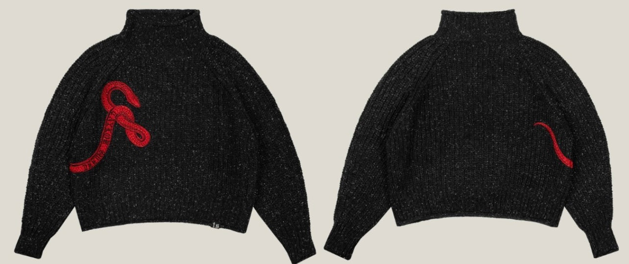 Taylor Swift Reputation Mockneck Cropped Sweater 泰勒斯威夫特 聲望系列 高領短款 毛衣