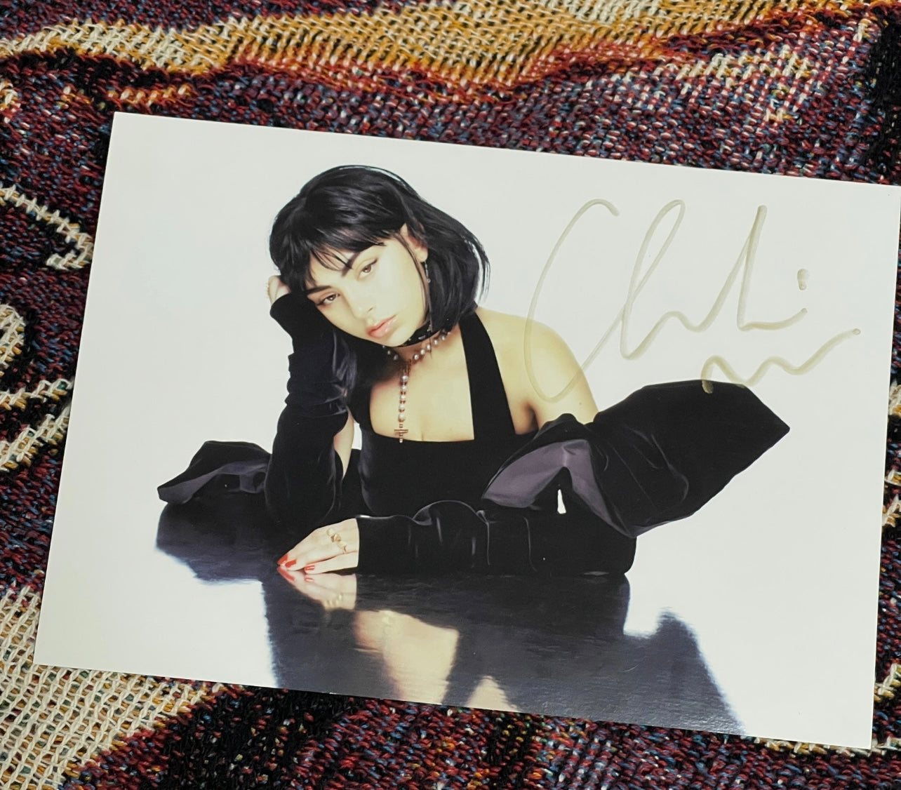 Charli XCX Signed Card – Exclusive Memorabilia from Music Event