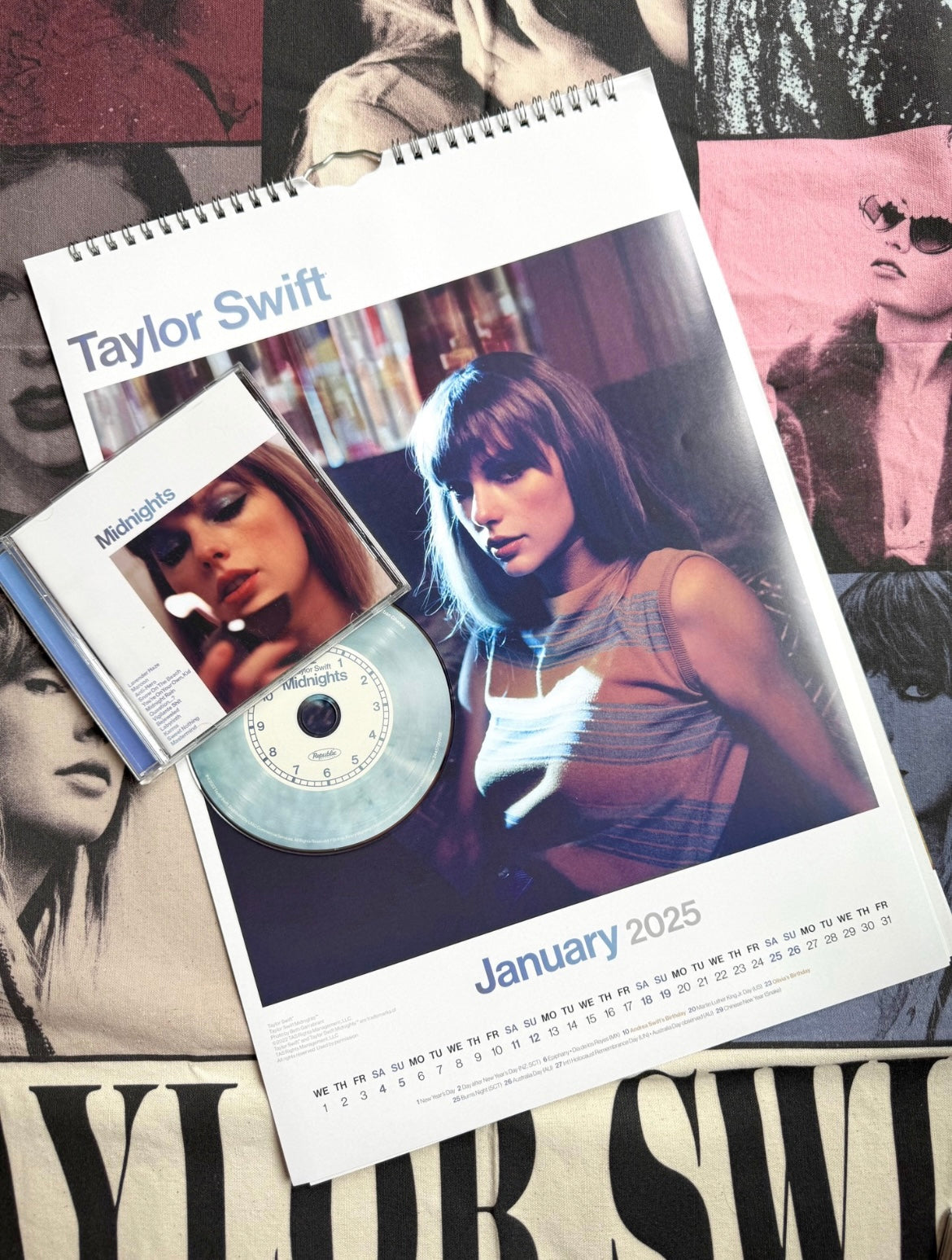 Taylor Swift 2025 Calendar 泰勒 斯威夫特 2025 年曆