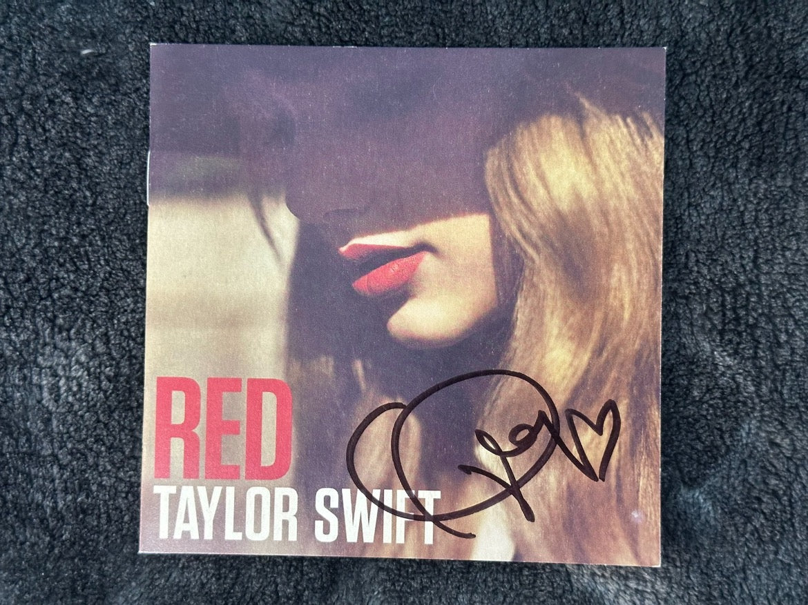 Taylor Swift Red Original Signed Lyric Book