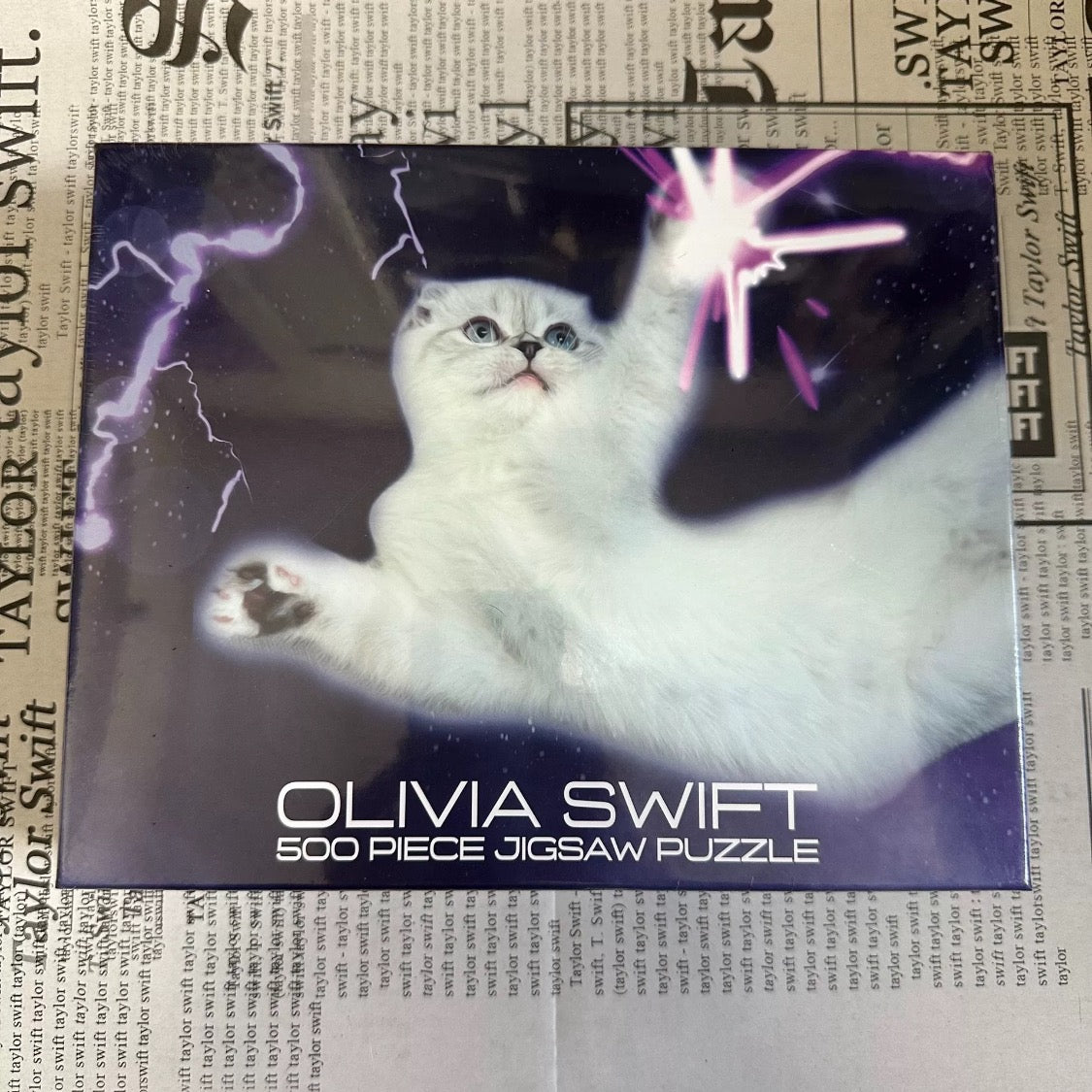 Taylor Swift Olivia Swift Puzzle – 500 Piece Olivia Cat Puzzle