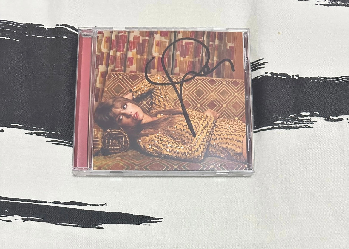 Taylor Swift Midnights Signed CD (Blood Moon Version)