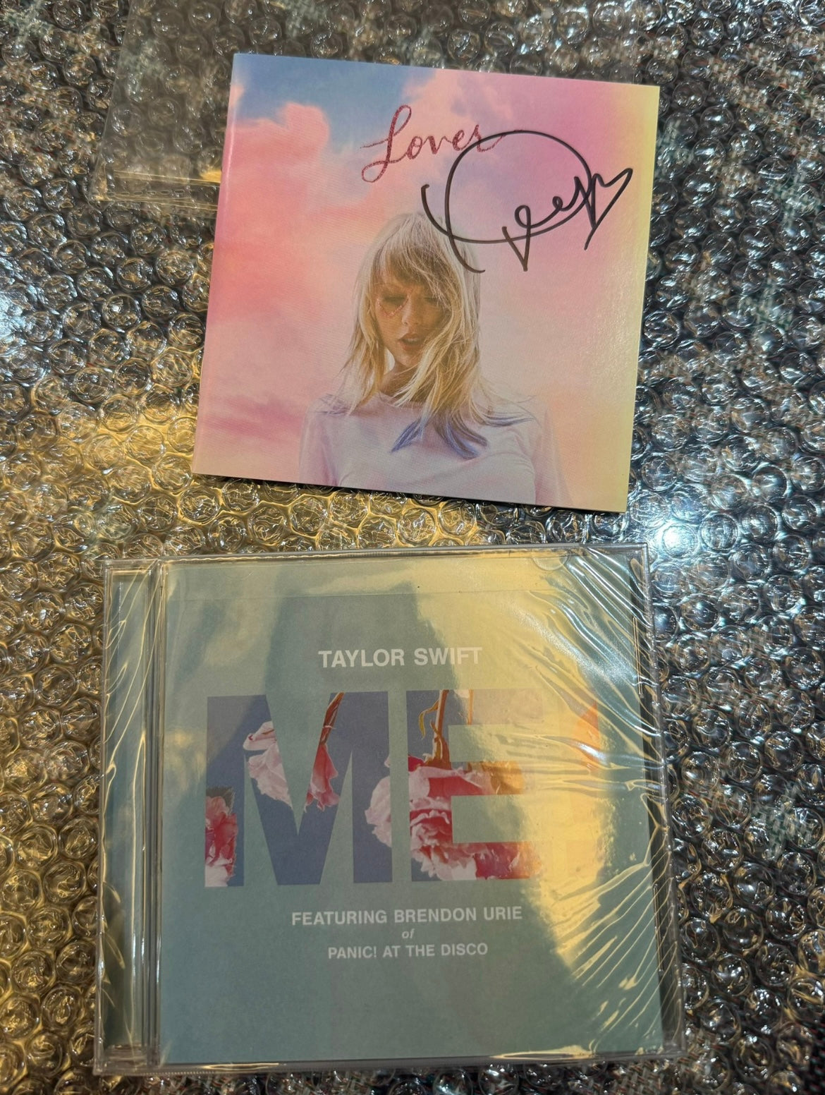 Taylor Swift - Lover Signed CD + ME! Promo CD