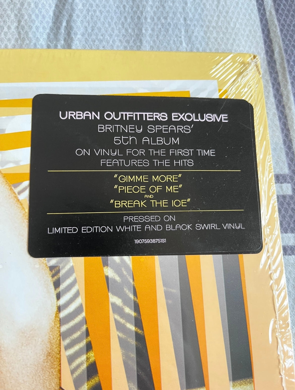 Britney Spears – Blackout (Urban Outfitters Exclusive, First Press Colored Vinyl, Black and White Swirl)