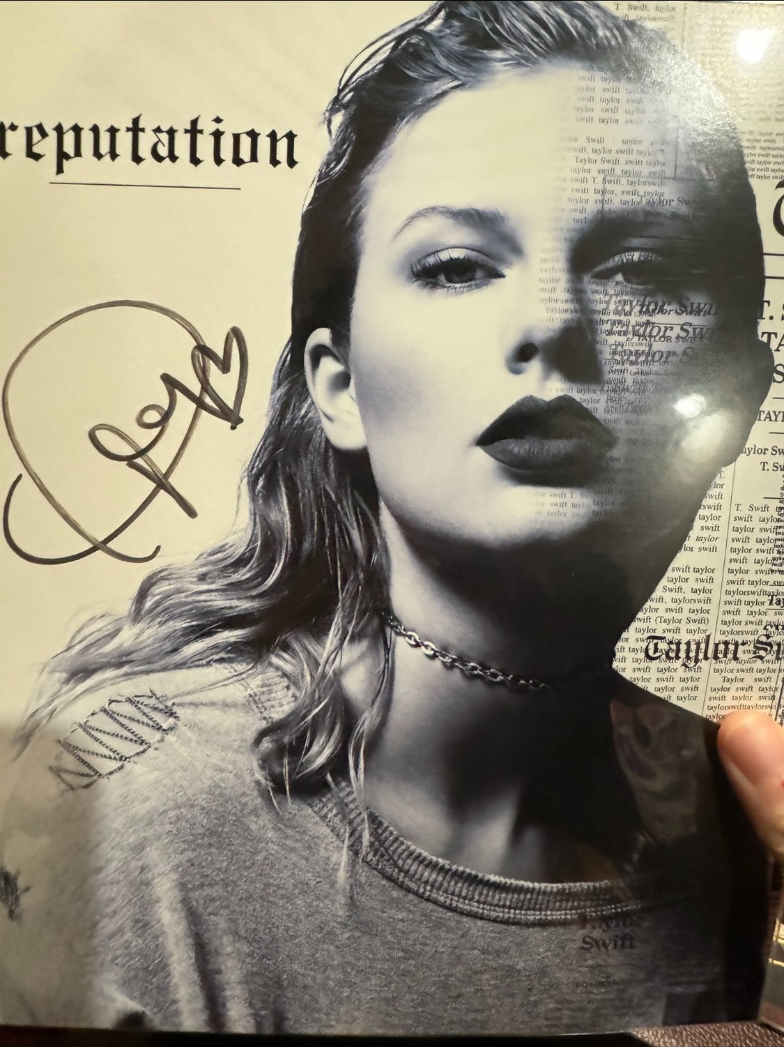 Taylor Swift - Reputation Signed Poster