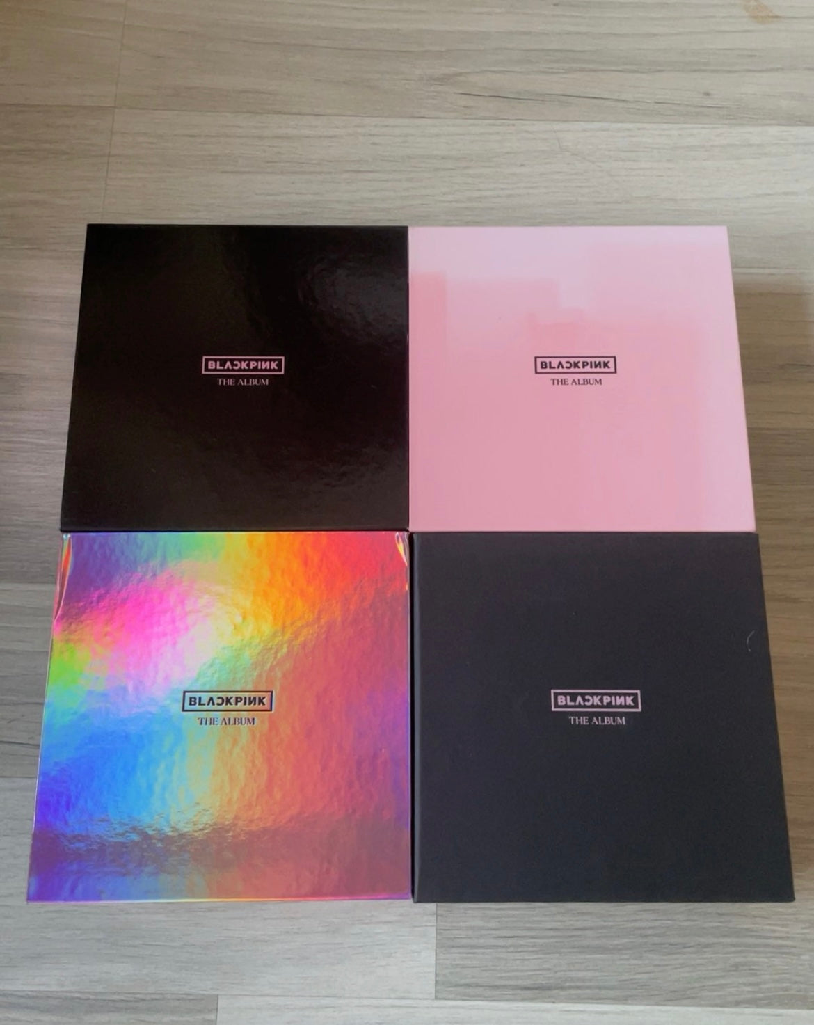 BLACKPINK – 1st Full Album THE ALBUM (Versions 1-4 Complete Set)