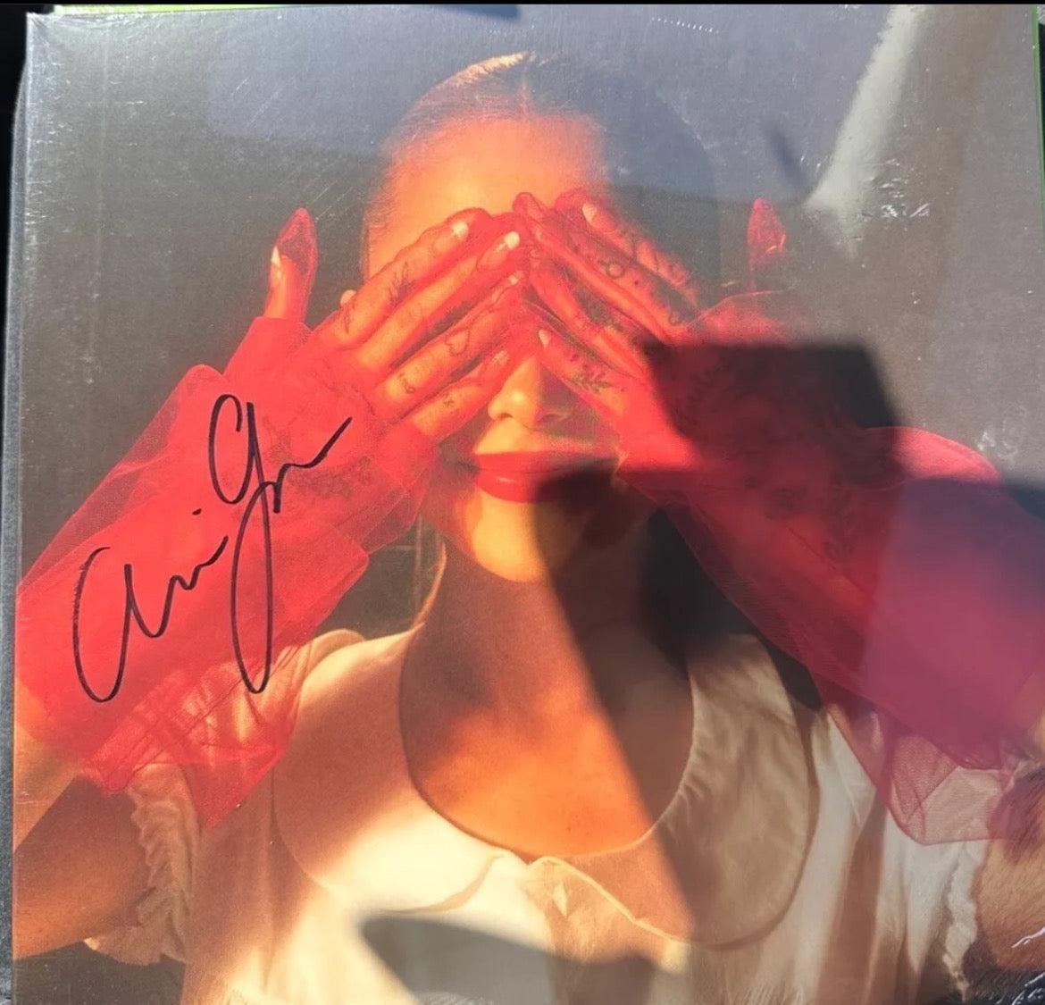 Ariana Grande - eternal sunshine Signed Red Vinyl (Limited Edition of 1000)