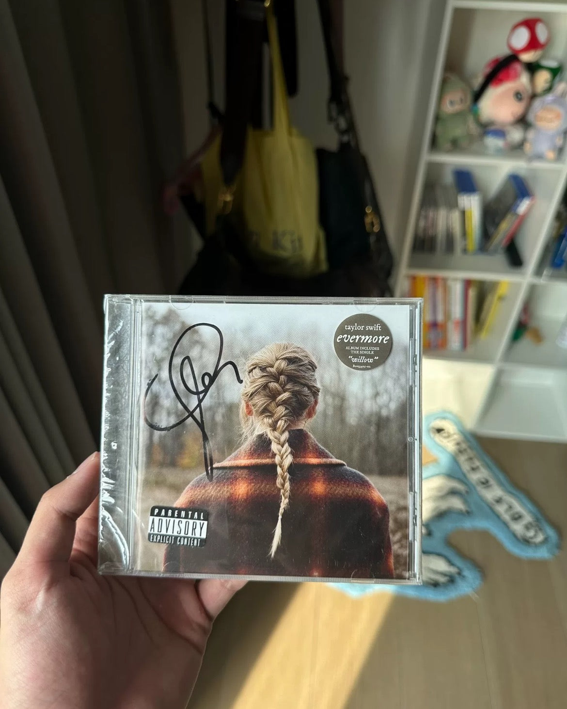 Taylor Swift Evermore Signed CD, Brand New, Unopened, No Scratches or Damage, Slight Smudge on Signature