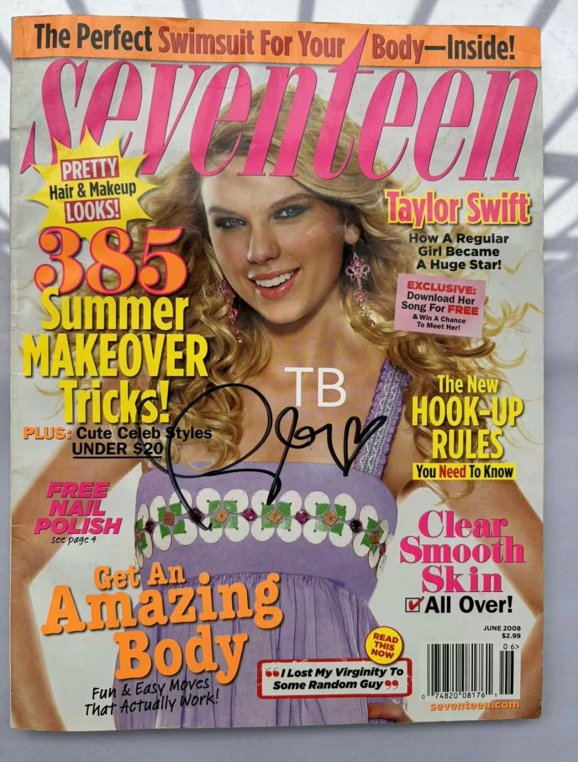 Taylor Swift - Rare Magazine Autograph 簽名收藏