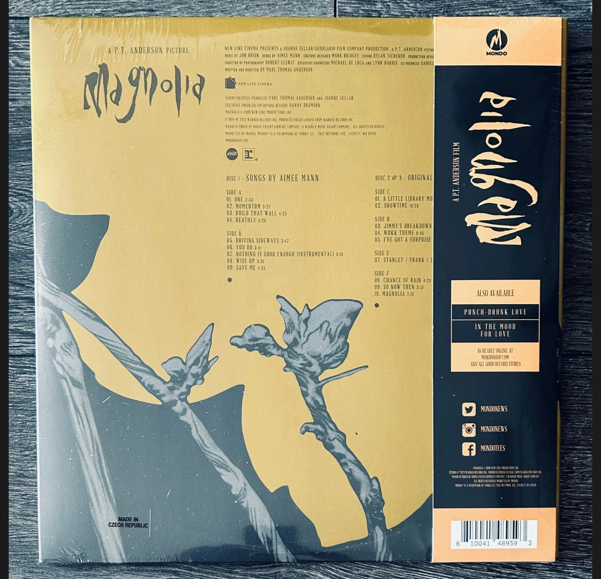 Aimee Mann / Jon Brion - Magnolia - Original Motion Picture Soundtrack (3xLP, Comp, RE, Whi)