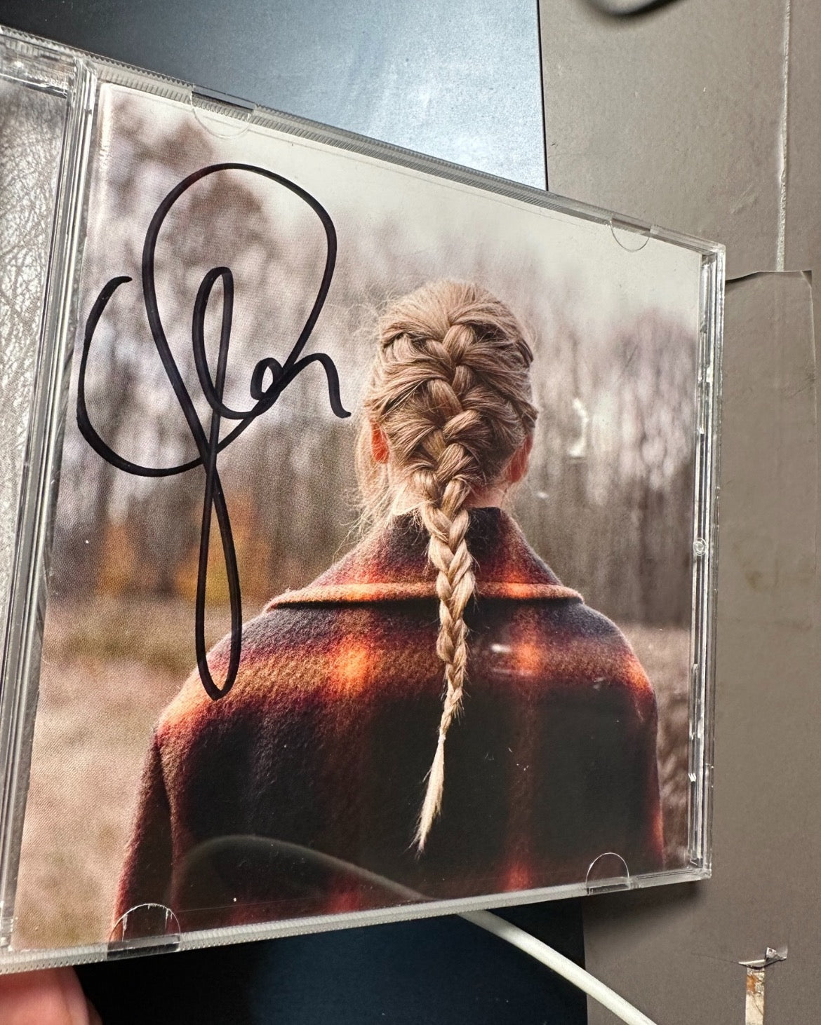 Taylor Swift Evermore Signed CD, Excellent Condition, Opened but Signature Intact