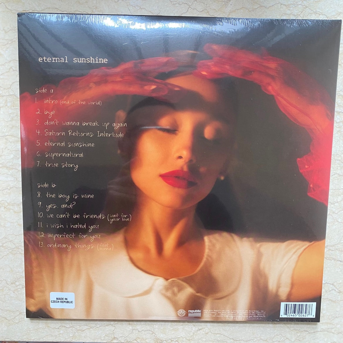 Ariana Grande Eternal Sunshine Red Vinyl LP