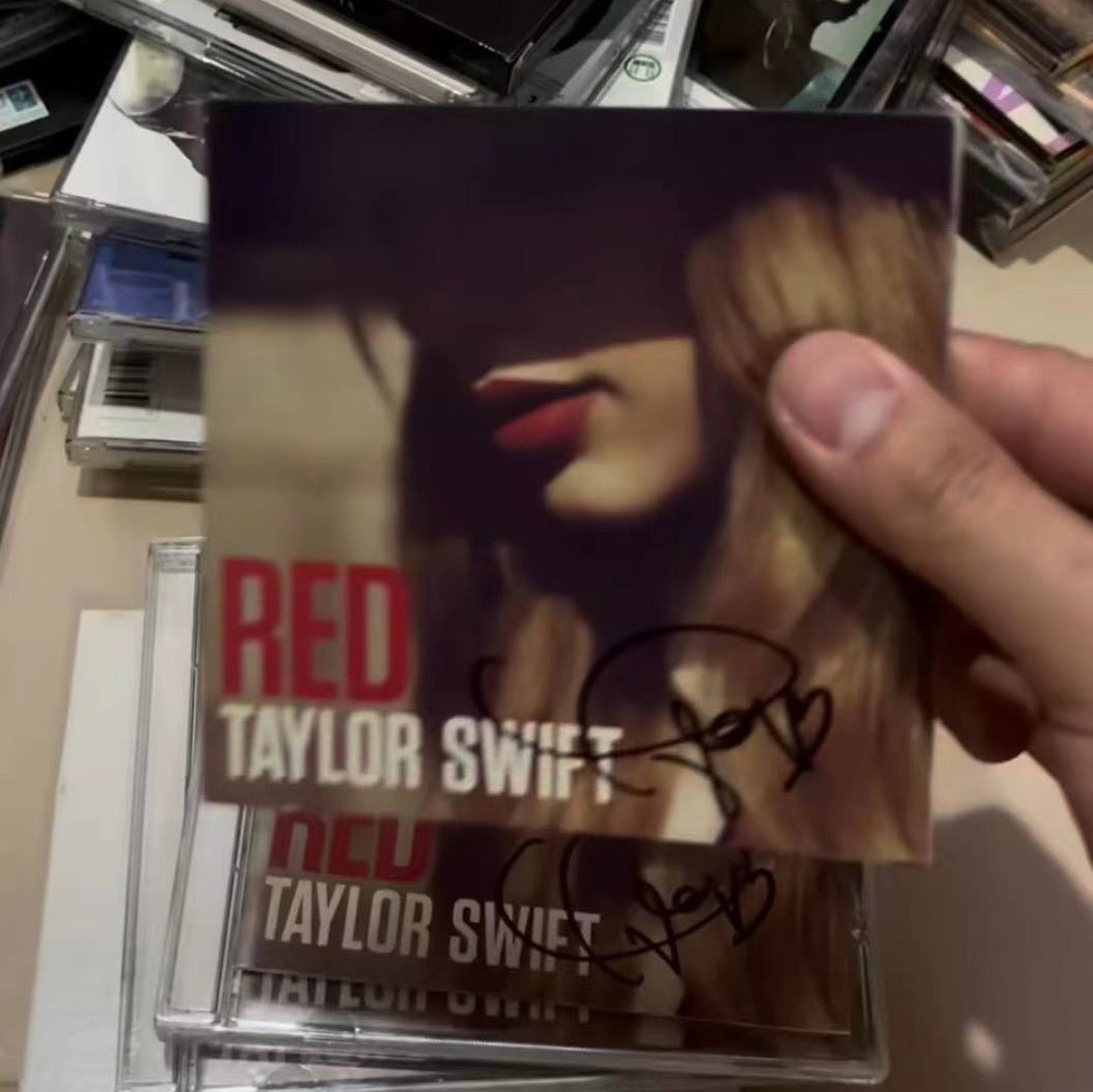 Taylor Swift - Red, original signed edition, early version.