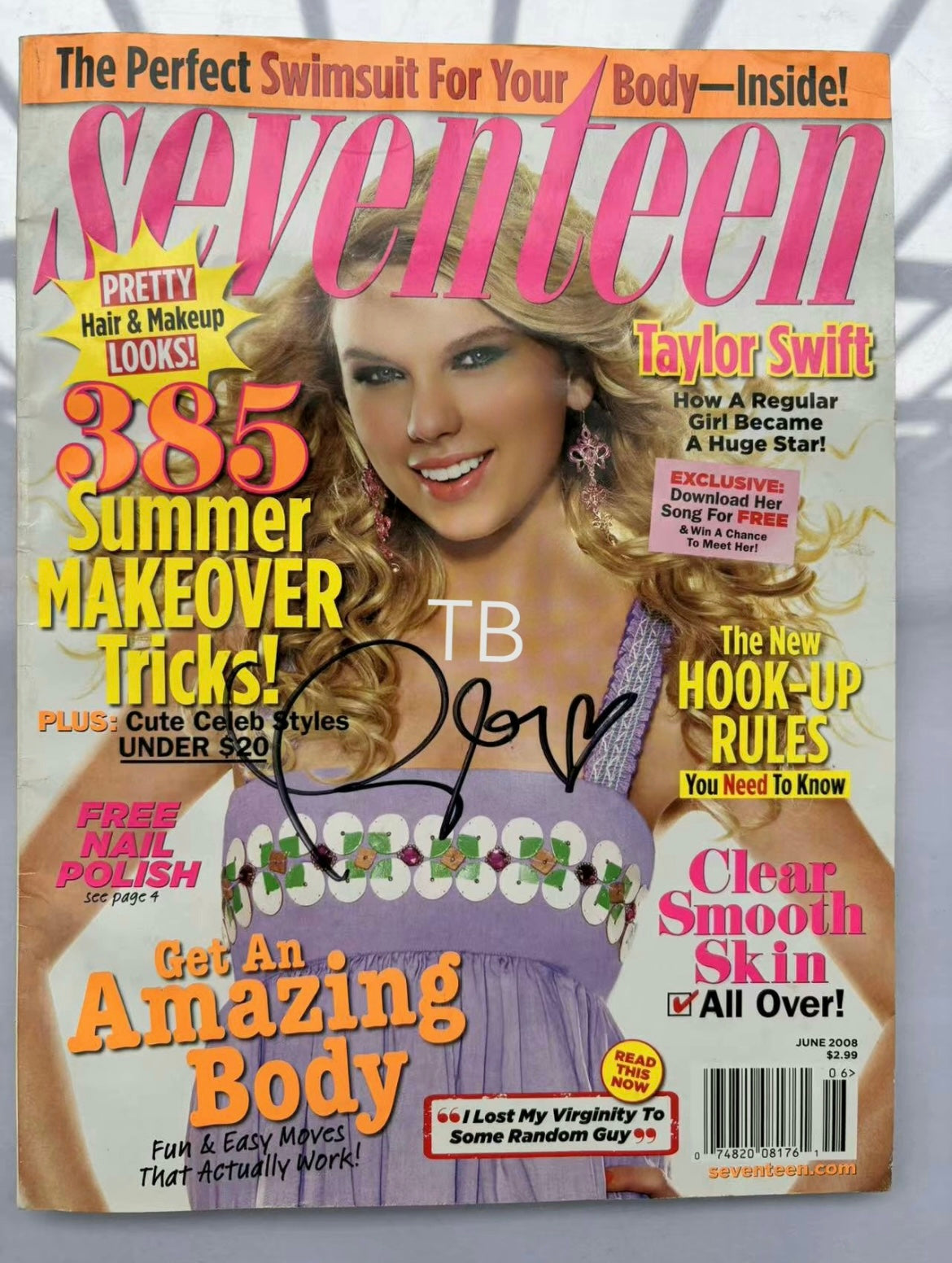 Taylor Swift - Rare Magazine Autograph 簽名收藏