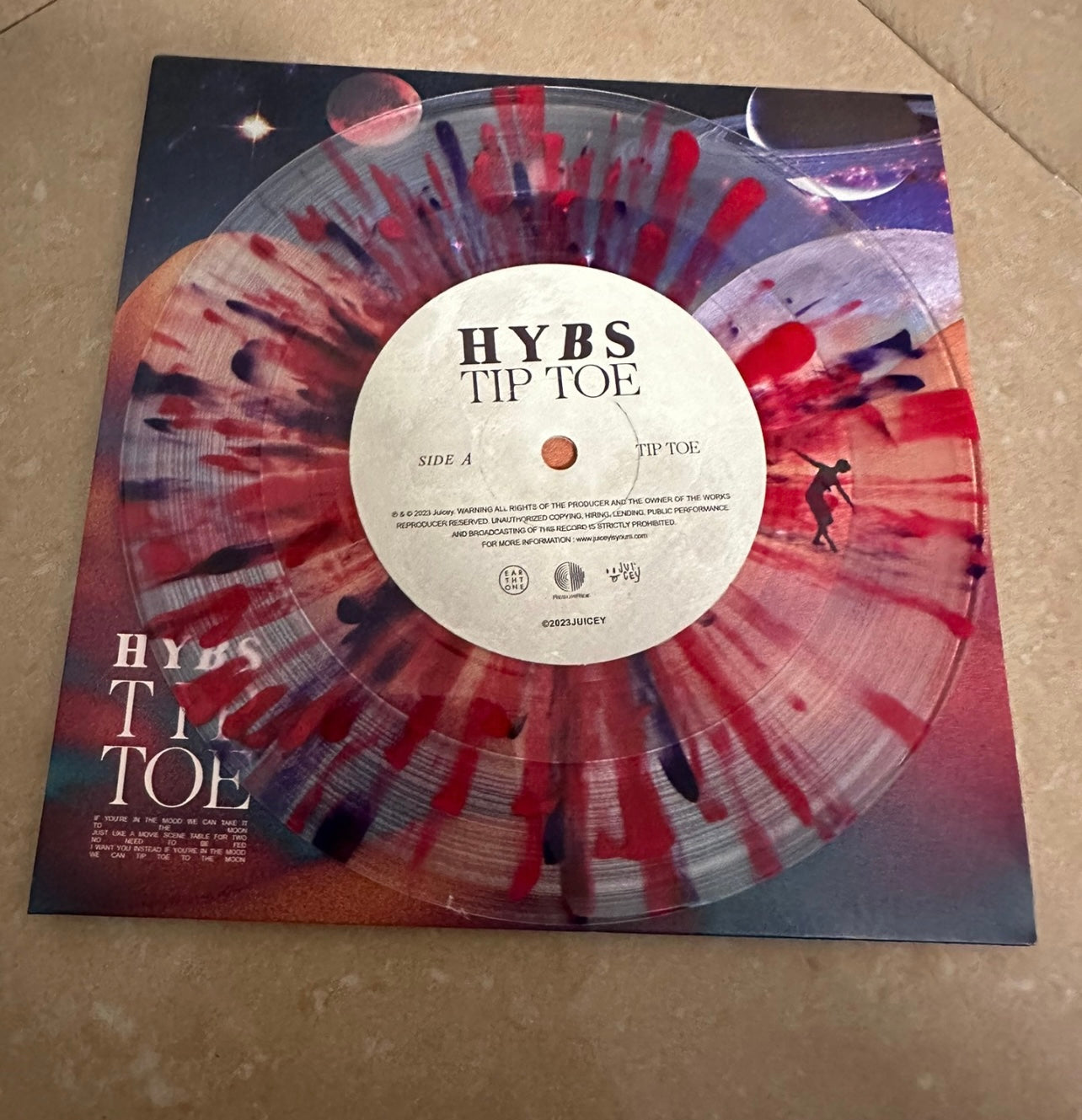 HYBS - Tiptoe (Splatter Colored Vinyl)