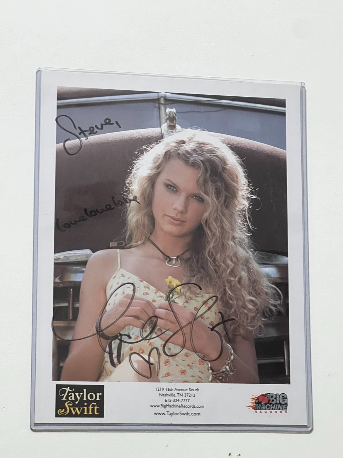 Taylor Swift - 2006 Debut Album Signed - Limited Edition 泰勒·斯威夫特 2006年同名專輯簽名版 限量版