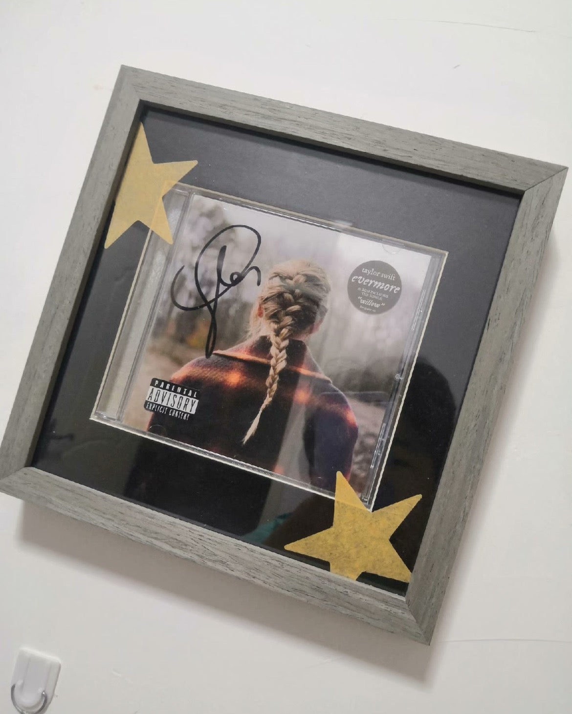 Taylor Swift - Evermore, signed framed CD, perfect condition.