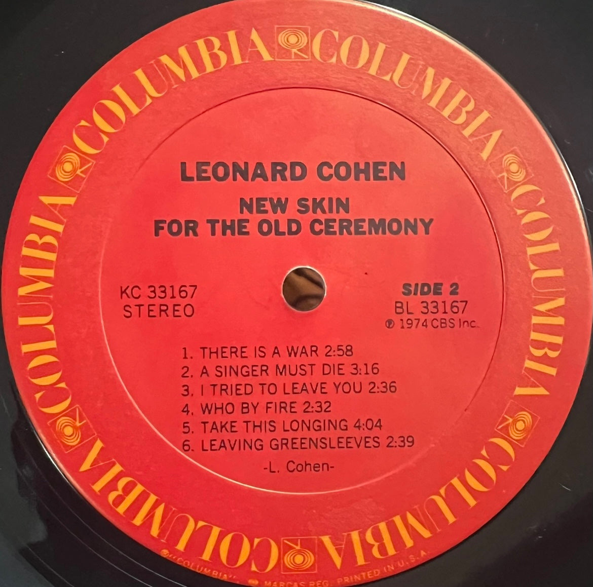 Leonard Cohen – New Skin For The Old Ceremony