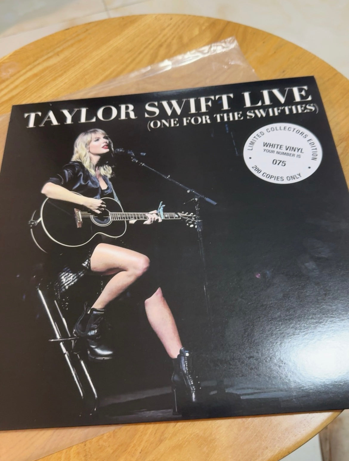 Taylor Swift - Live (One for the Swifties, White Vinyl, Limited Edition No. 75/200)