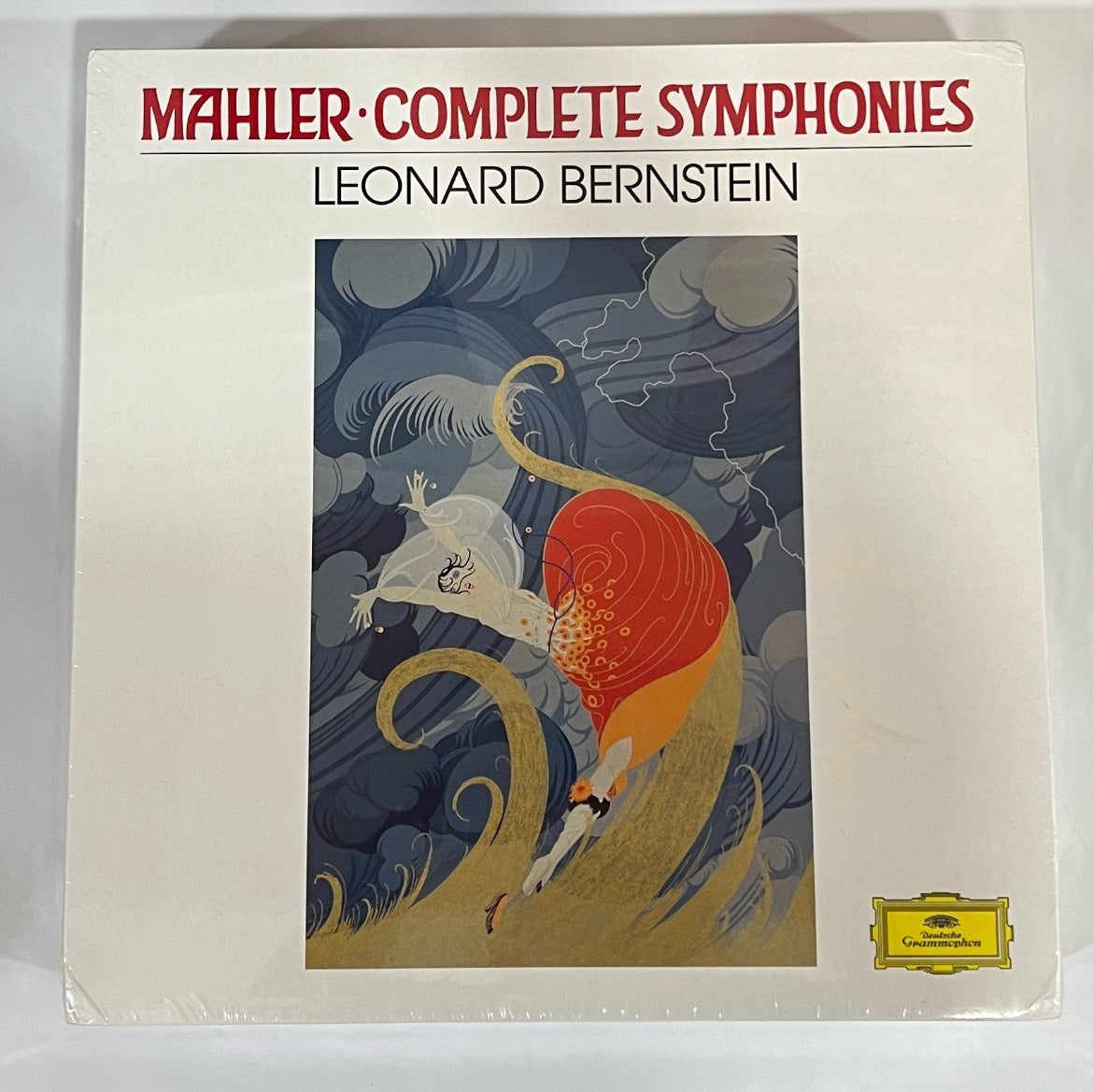 Leonard Bernstein Conducts Mahler: Complete Symphonies, limited edition numbered black vinyl box set, 16 LPs, classical.