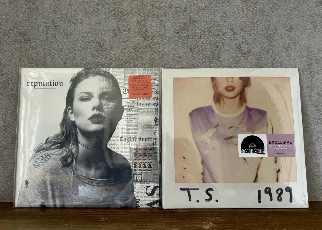 Taylor Swift - Reputation (Limited Edition Orange Vinyl) & 1989 (Pink Vinyl, RSD US Pressing) - Collector’s