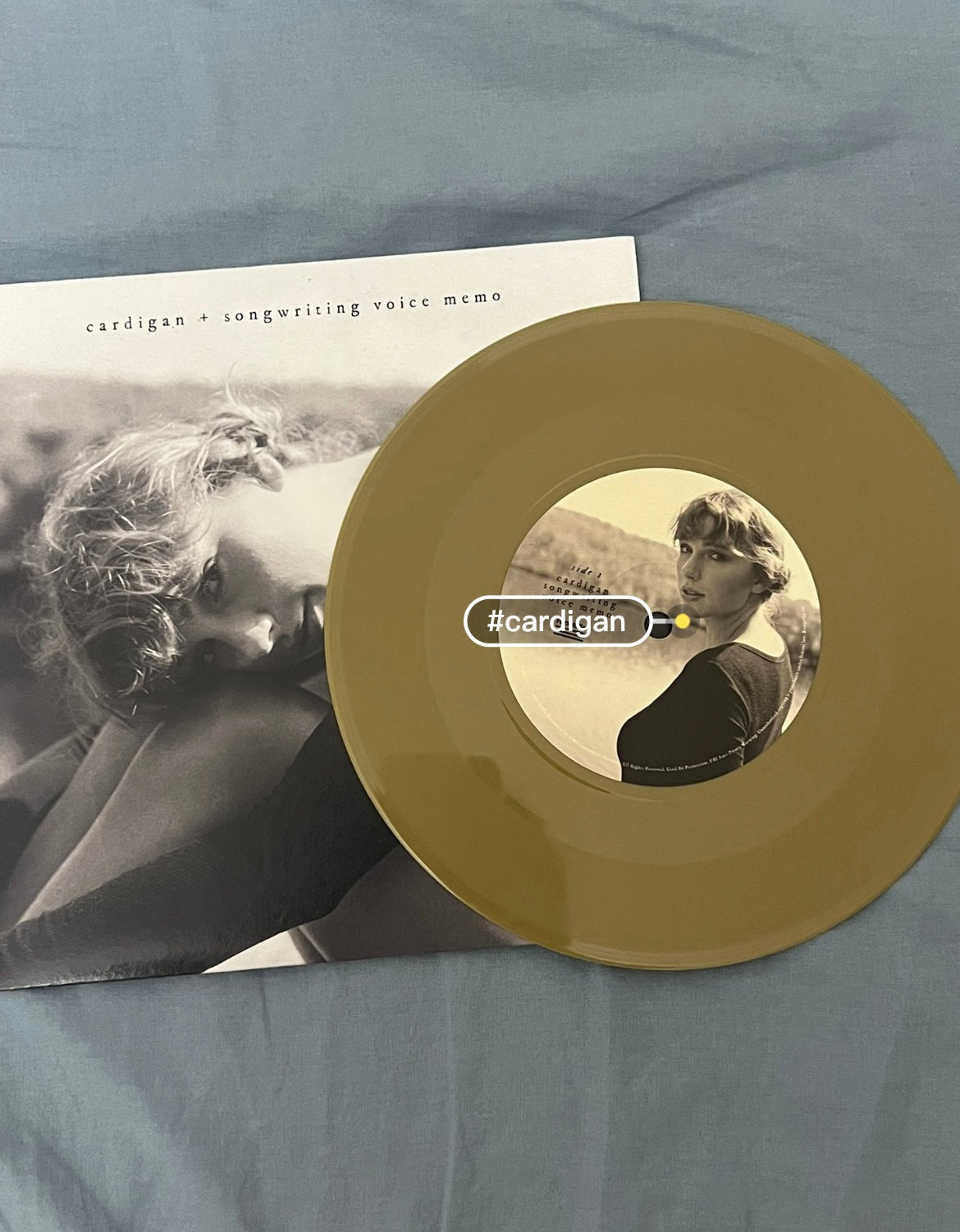 Taylor Swift - Cardigan + Songwriting Voice Memo (Limited Edition Gold Vinyl)