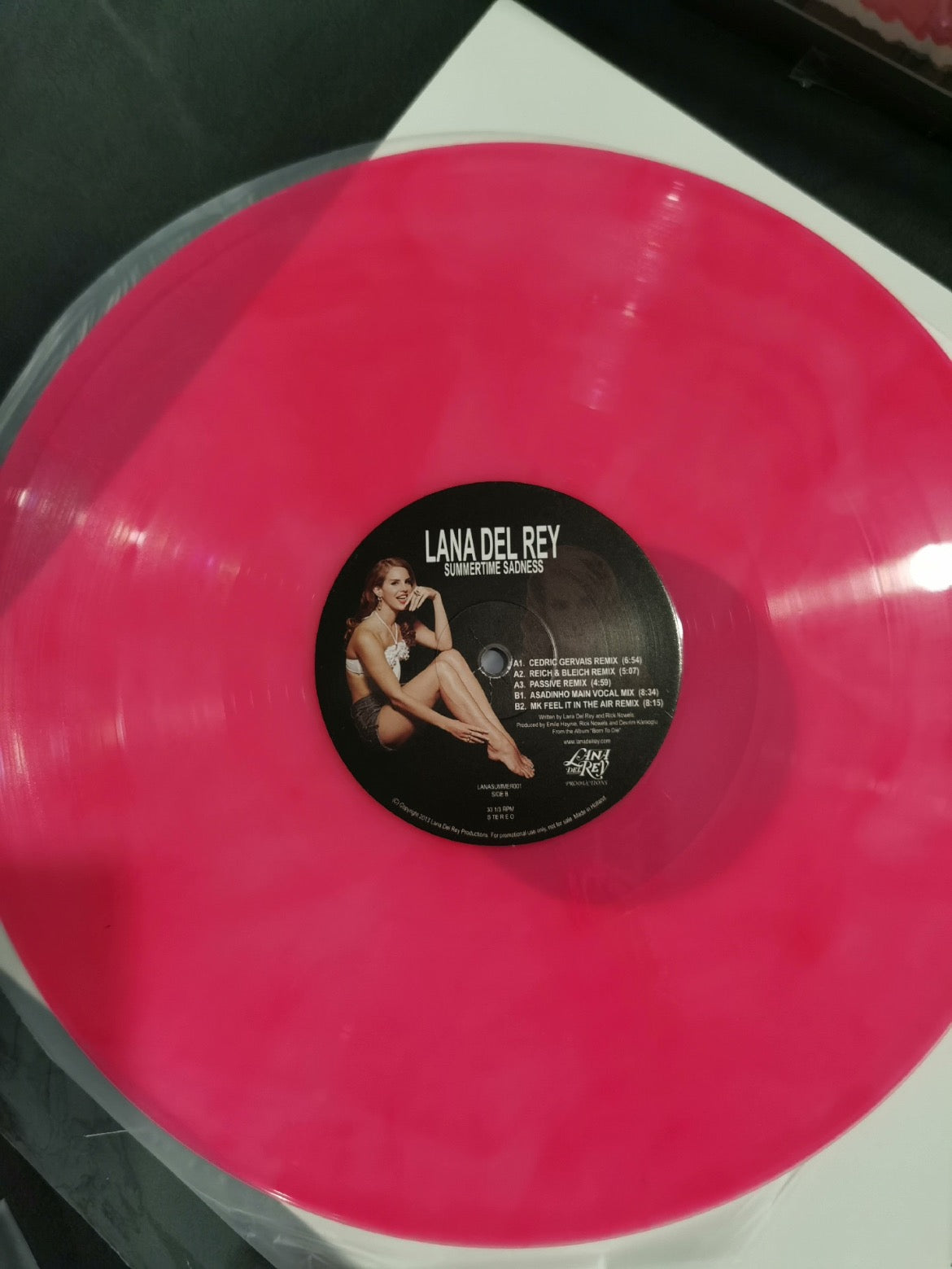 Lana Del Rey - Summertime Sadness Dutch Pink Vinyl 2013 拉娜·德尔·雷《Summertime Sadness》荷蘭粉膠，2013年版