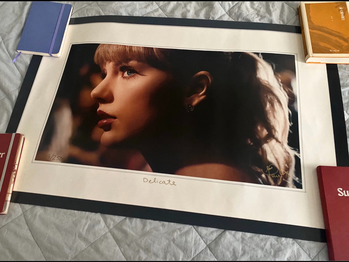 Taylor Swift - Reputation limited edition poster with tube, light wear, 泰勒絲 - 《聲譽》限量版海報，附海報筒，輕微使用痕跡