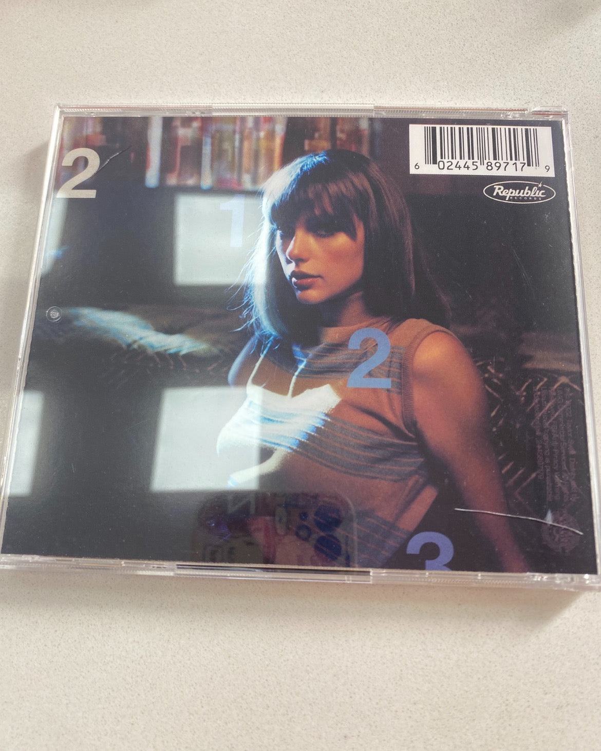 [WHAT YOU SEE] Taylor Swift Midnights Blue CD with Autograph