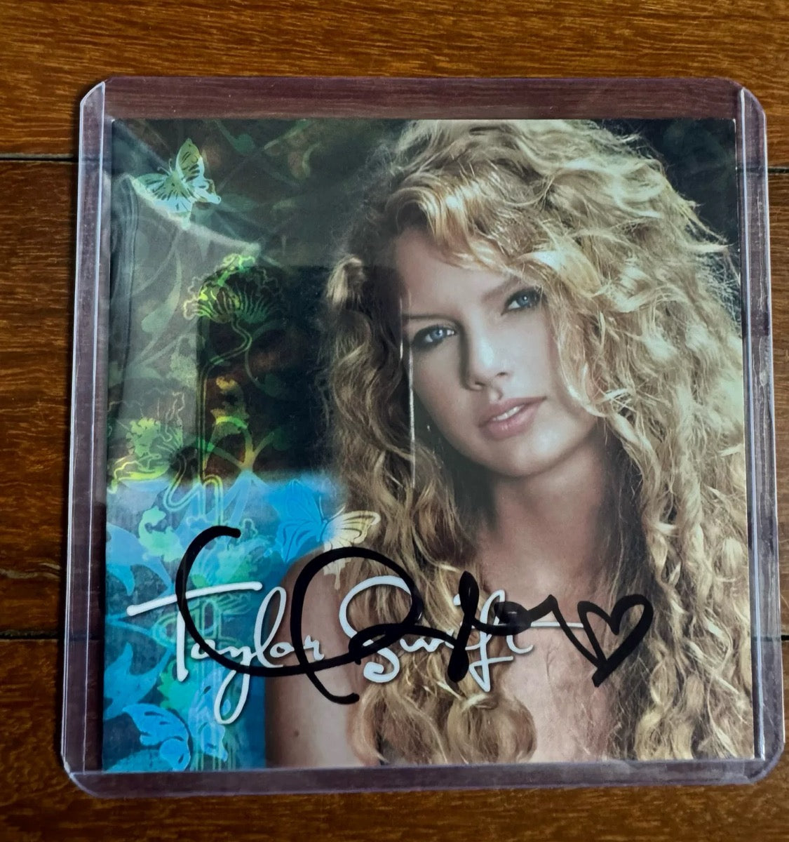 Taylor Swift Debut Album Signed CD – Rare Autograph