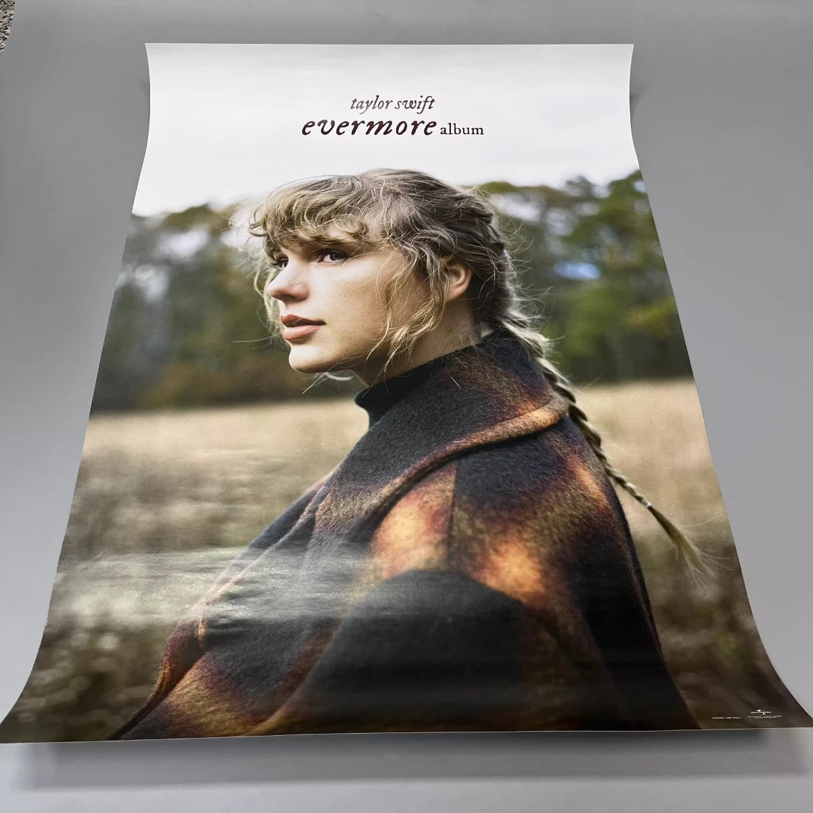 Taylor Swift Evermore Official European Poster