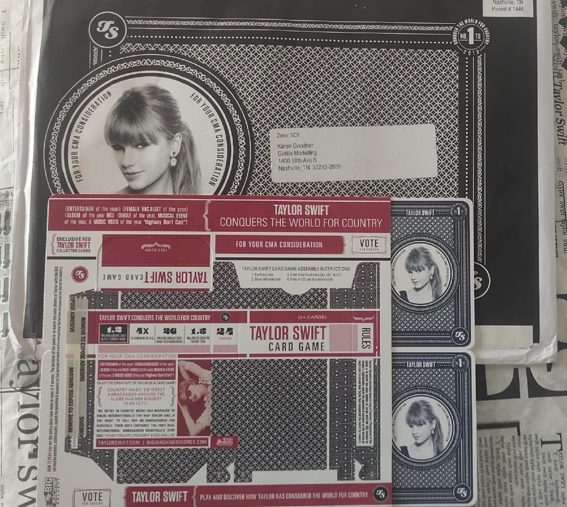 Taylor Swift - Red Era Promotional Card Set