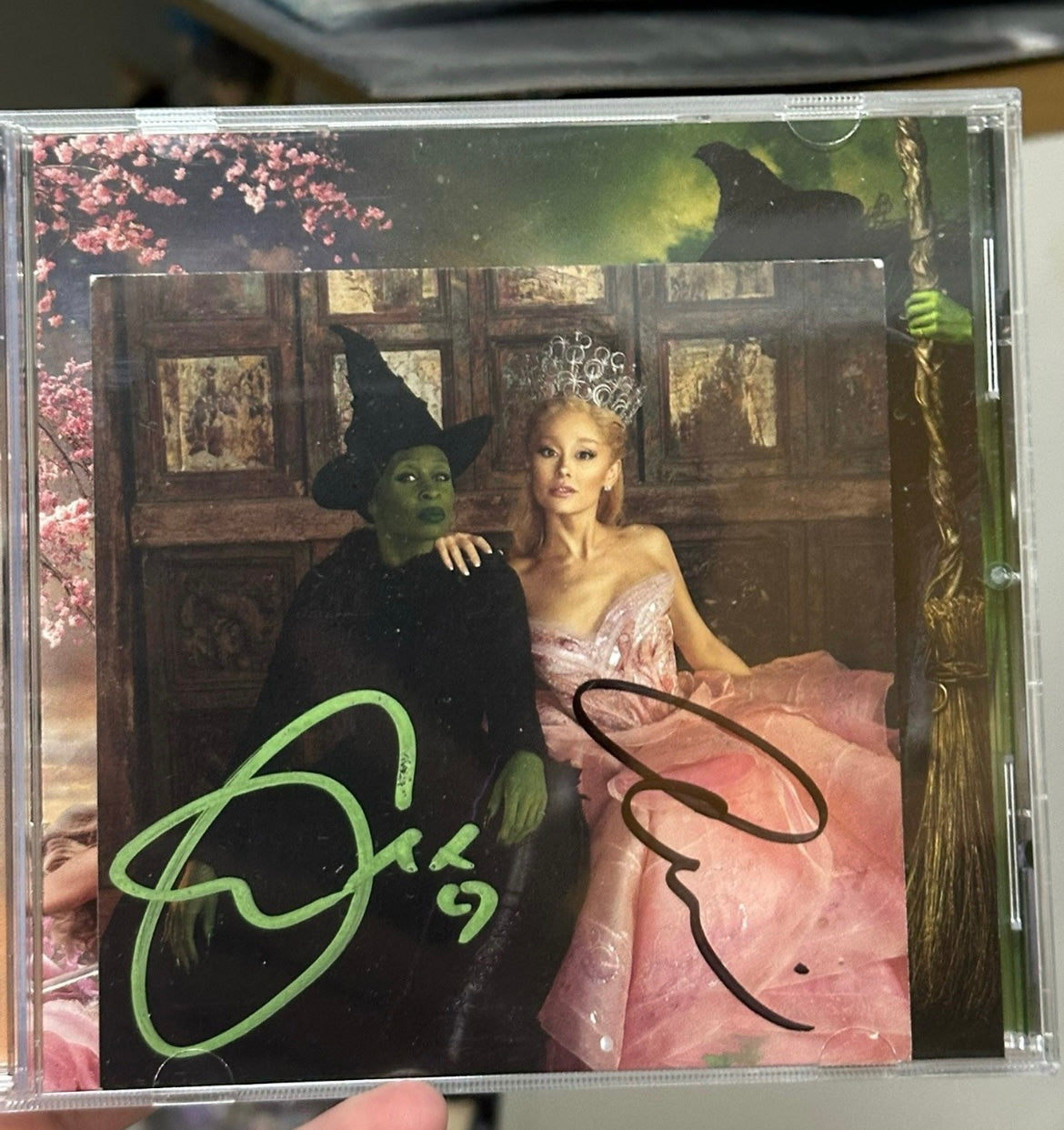 Wicked_Signed_CD_Ariana_Grande_Cynthia_Erivo