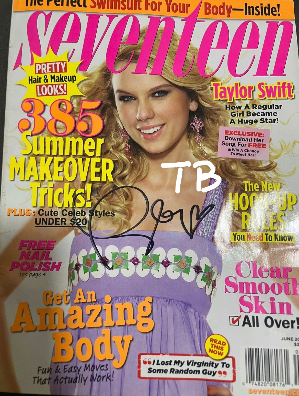 Taylor Swift - Rare Magazine Autograph 簽名收藏