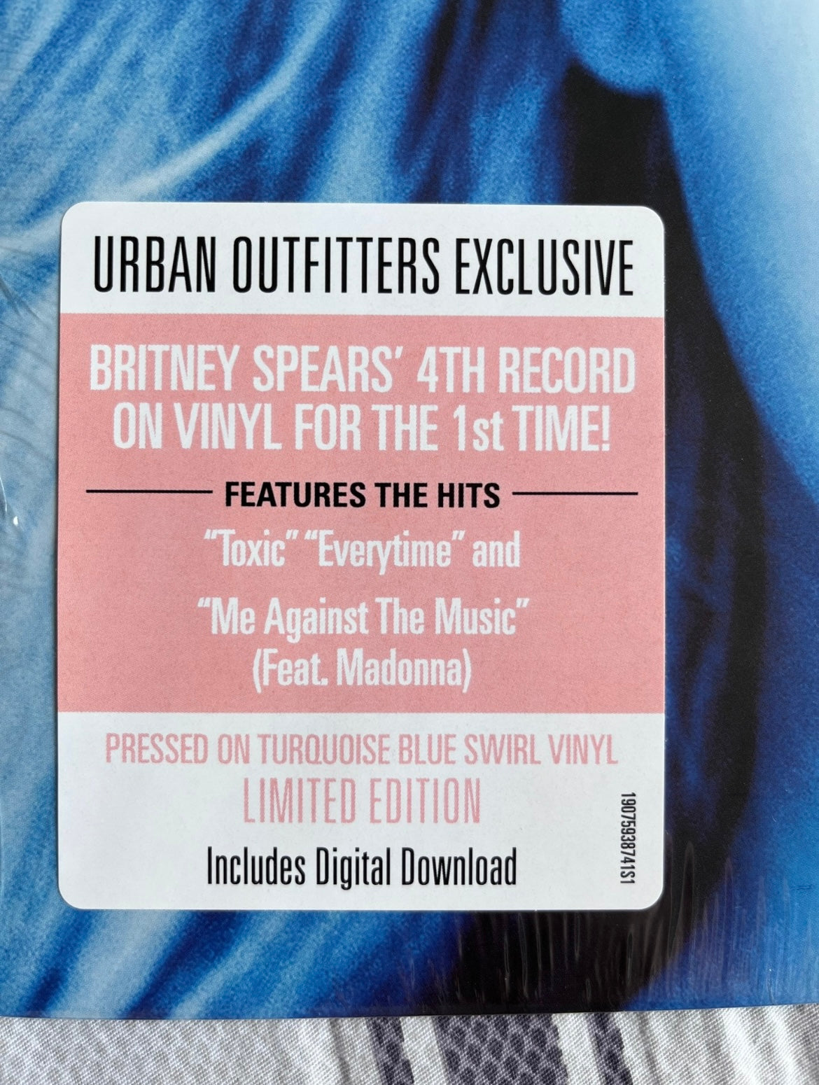 Britney Spears – In the Zone (Urban Outfitters Exclusive, Limited Edition Blue Vinyl)