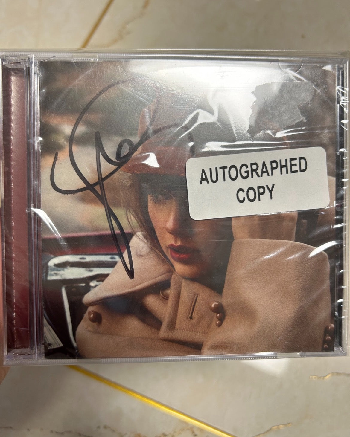 Taylor Swift Red (Re-recorded) Signed CD 泰勒斯威夫特《紅色》重錄版簽名CD