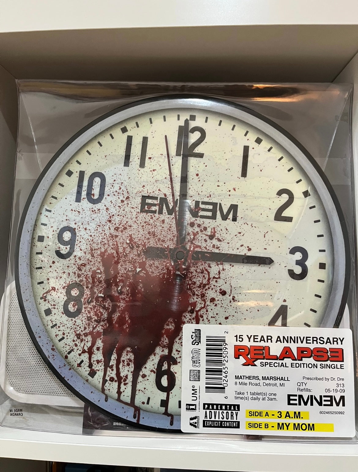 Eminem_3AM_My_Mom_LIMITED_Picture_Disc_EXCLUSIVE_15yr_RELAPSE_姆爷_画胶_绝版