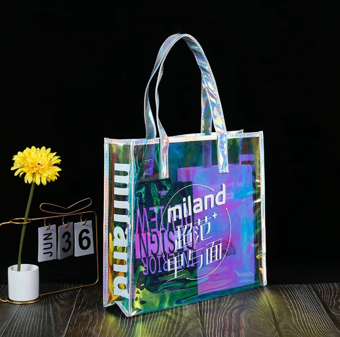 Custom Limited Edition Holographic Tote Bag - Zheng Zhixiang Tour (Second Round)