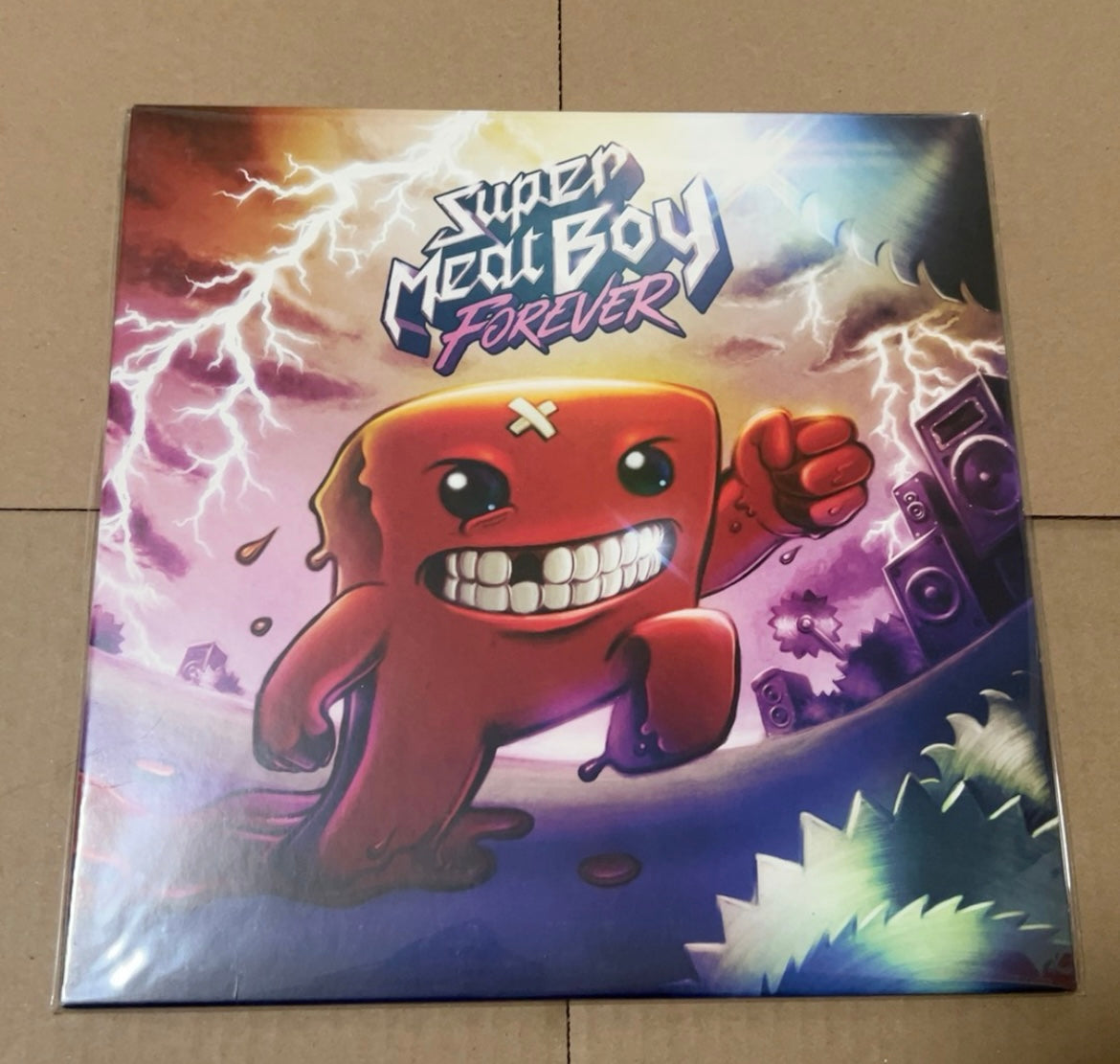 Ridiculon - Super Meat Boy Forever (LP, Red + LP, Pin + Album, Ltd) (Mint (M))