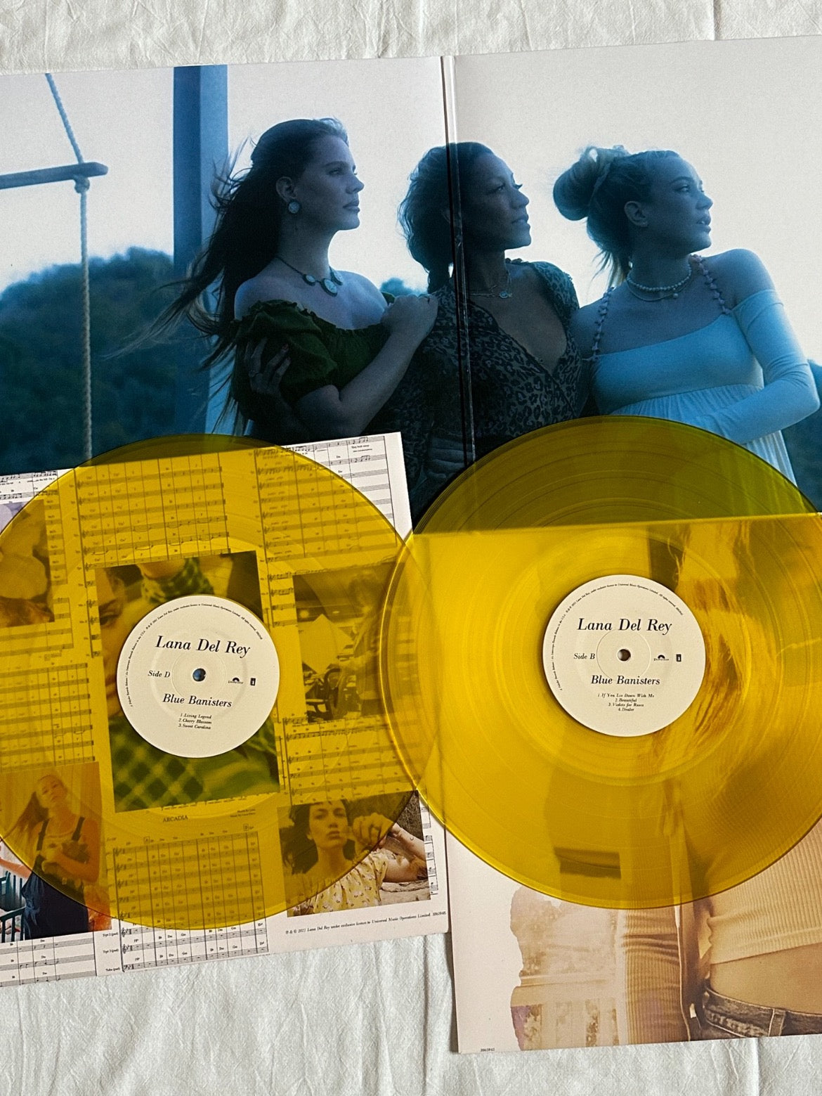 [SAME AS SEEN] Lana Del Rey - Blue Banisters Yellow Vinyl (First Edition)