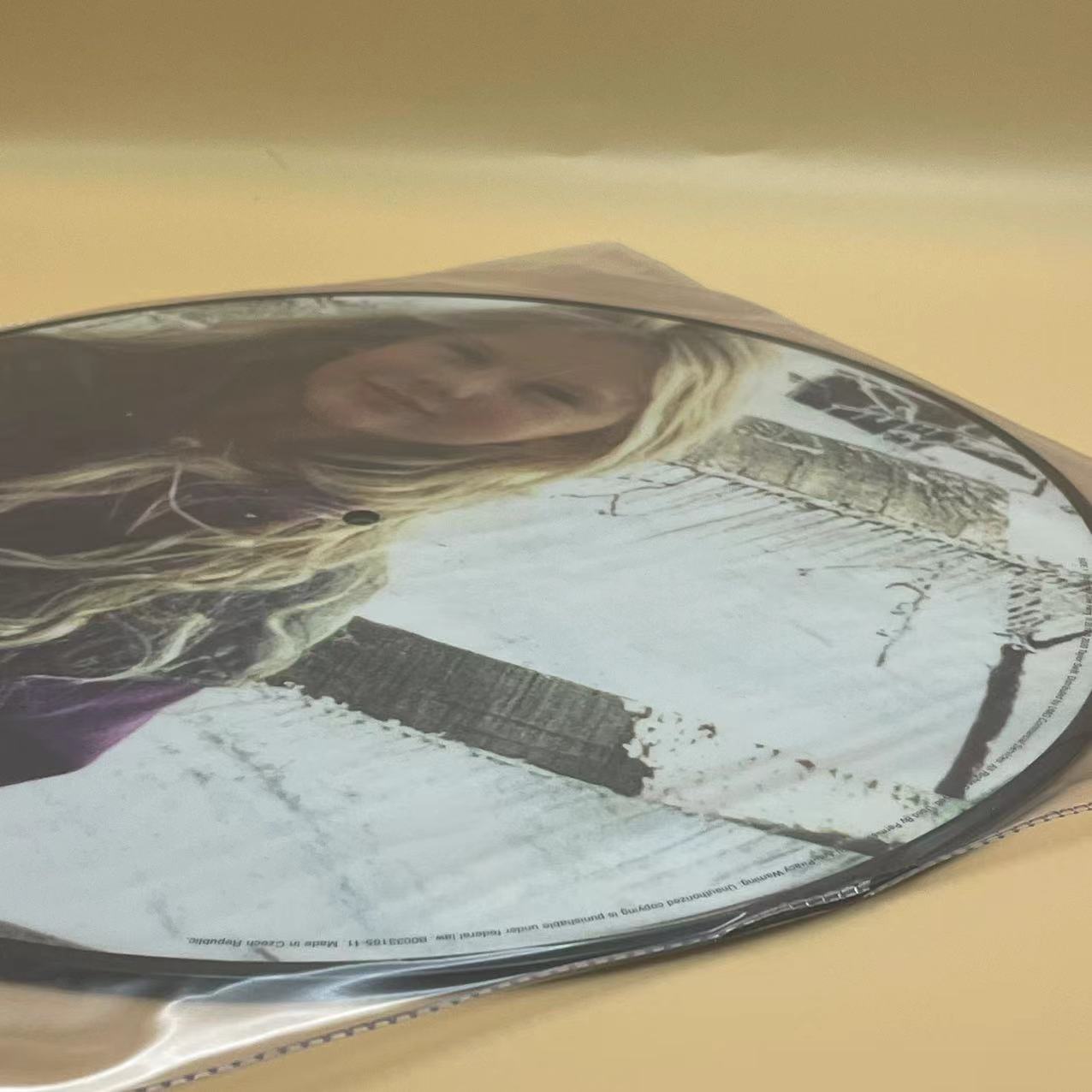 [IN HAND] Taylor Swift - Christmas Tree Farm 12-inch Picture Disc, Slight Tear, + Free Vinyl Mitt Clip