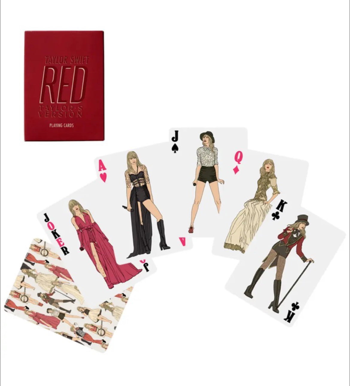 Taylor Swift Taylor’s Version Red Playing Cards 泰勒斯威夫特 Red 撲克牌