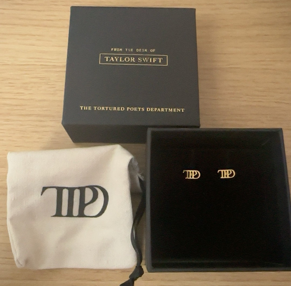 Taylor Swift TTPD Earrings Official Version泰勒斯威夫特 TTPD耳釘 官方正版