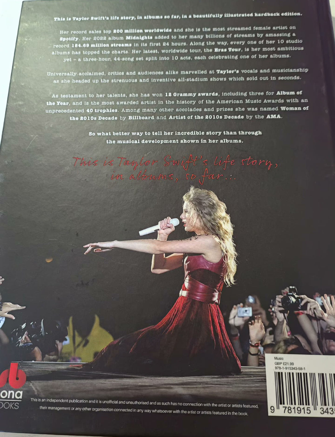 Taylor Swift Merchandise Book泰勒·斯威夫特周邊書