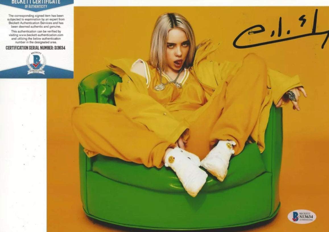 Billie Eilish - Signed Vinyl  Billie Eilish - 簽名黑膠唱片