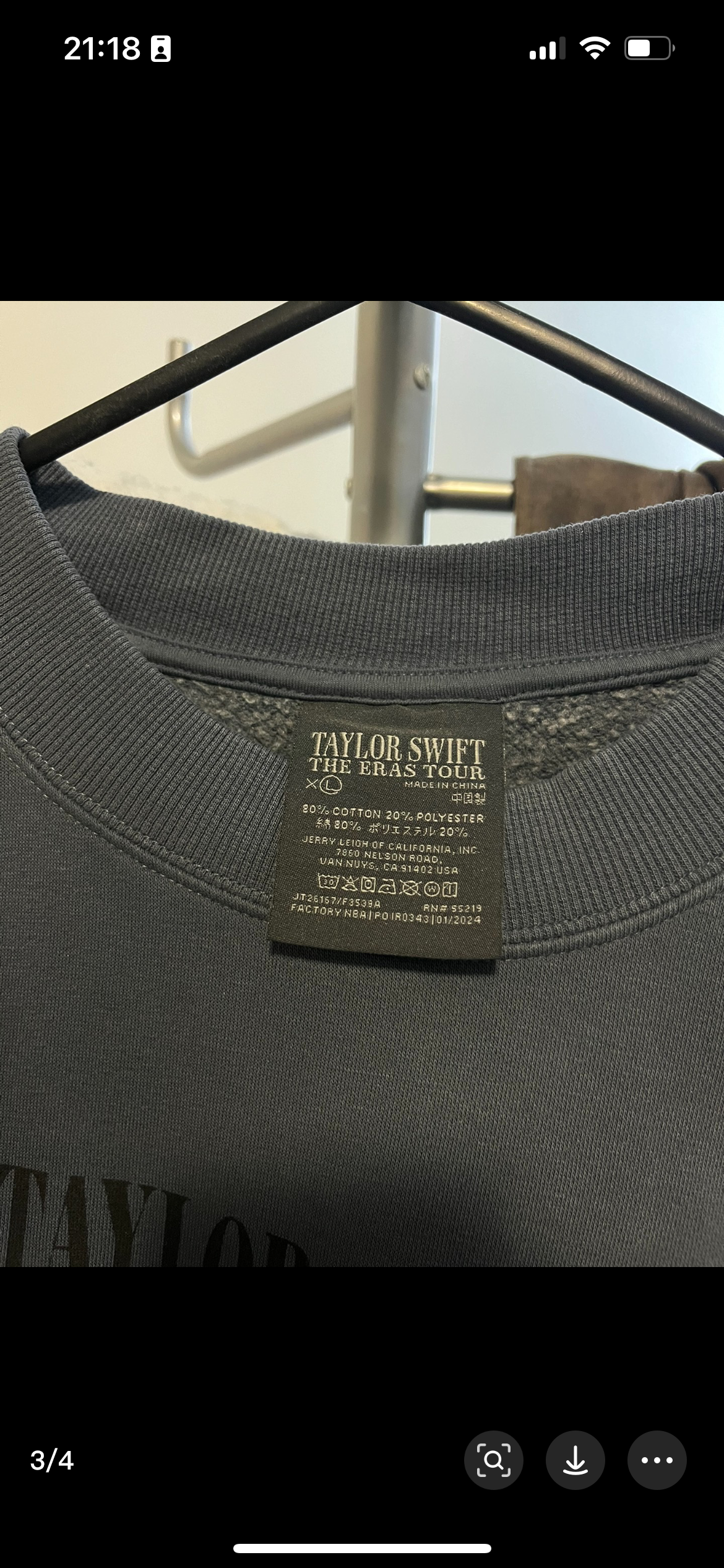 Taylor Swift - Official Tour Hoodie  Taylor Swift - 官方巡演衛衣