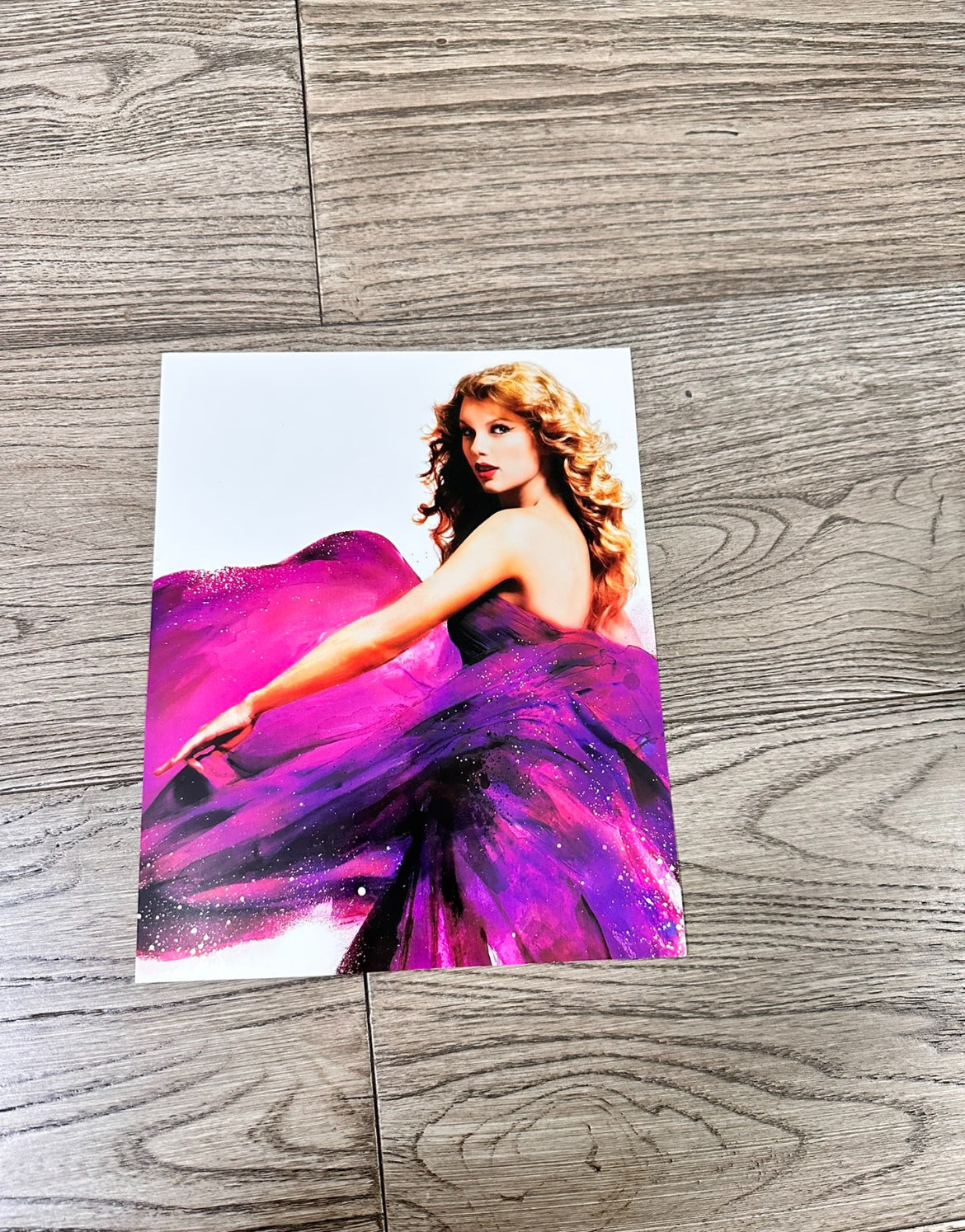 Taylor Swift - Speak Now, Official Mini Poster from the Fan Club Taylor Swift - Speak Now，粉絲俱樂部官方小海報